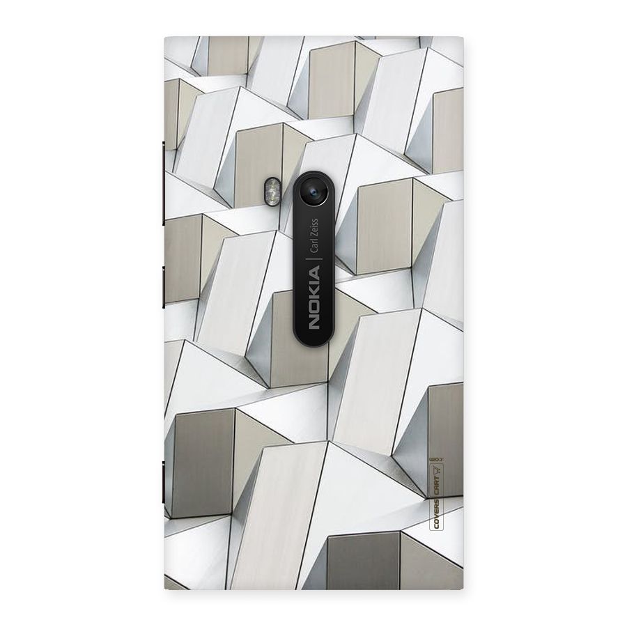 White Abstract Art Back Case for Lumia 920