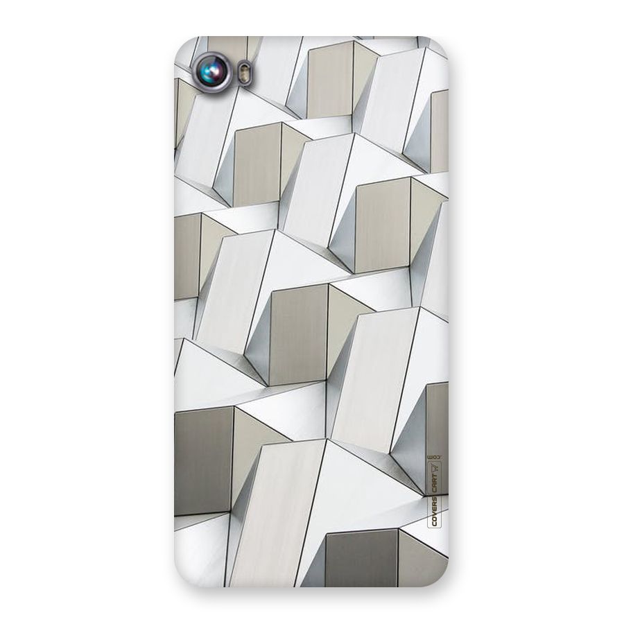 White Abstract Art Back Case for Micromax Canvas Fire 4 A107