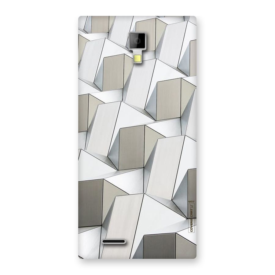 White Abstract Art Back Case for Micromax Canvas Xpress A99