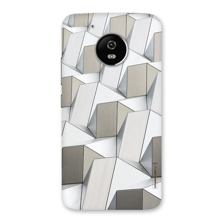 White Abstract Art Back Case for Moto G5
