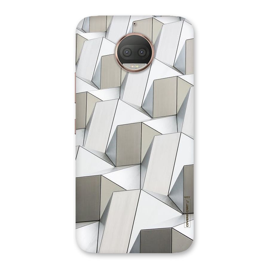 White Abstract Art Back Case for Moto G5s Plus