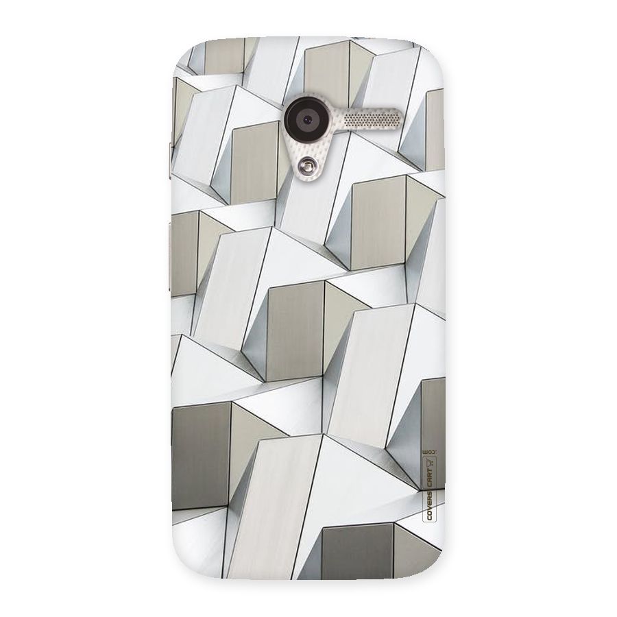 White Abstract Art Back Case for Moto X