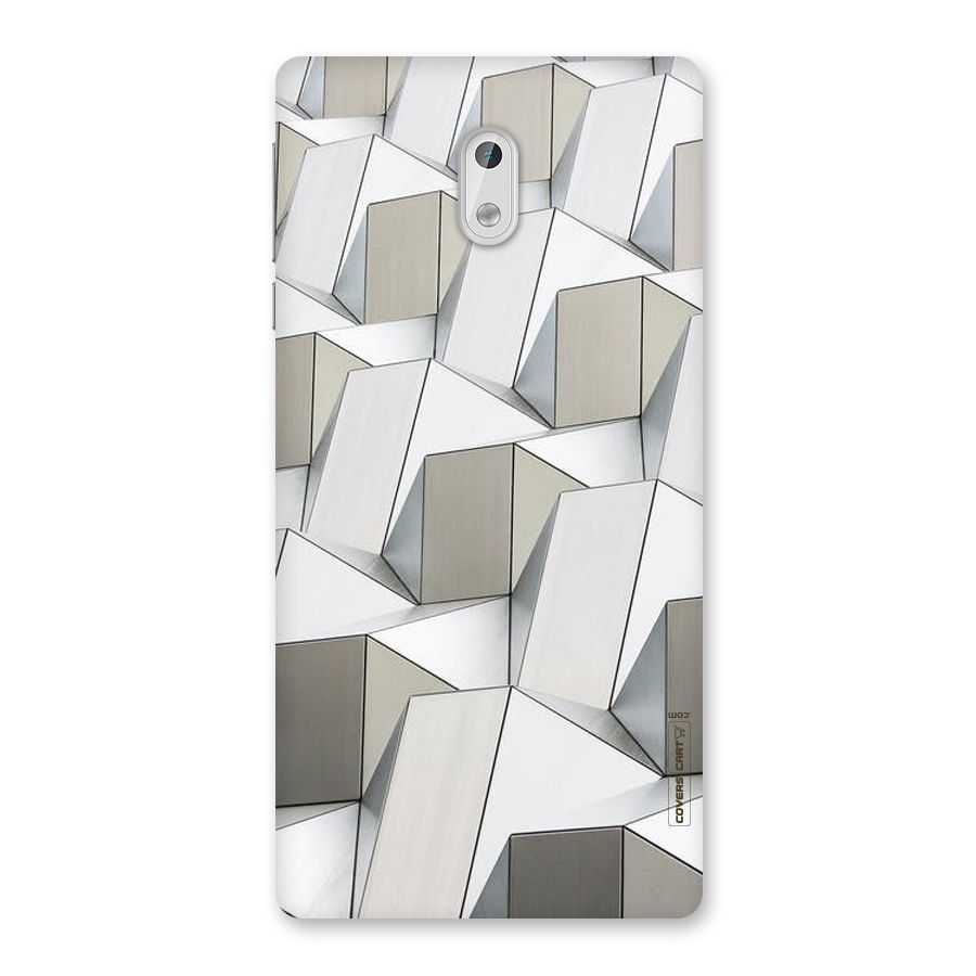 White Abstract Art Back Case for Nokia 3