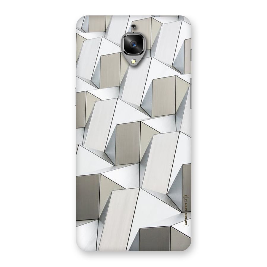 White Abstract Art Back Case for OnePlus 3T