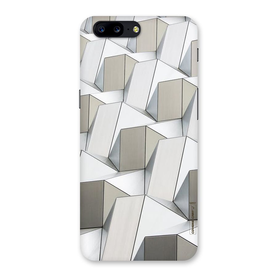 White Abstract Art Back Case for OnePlus 5