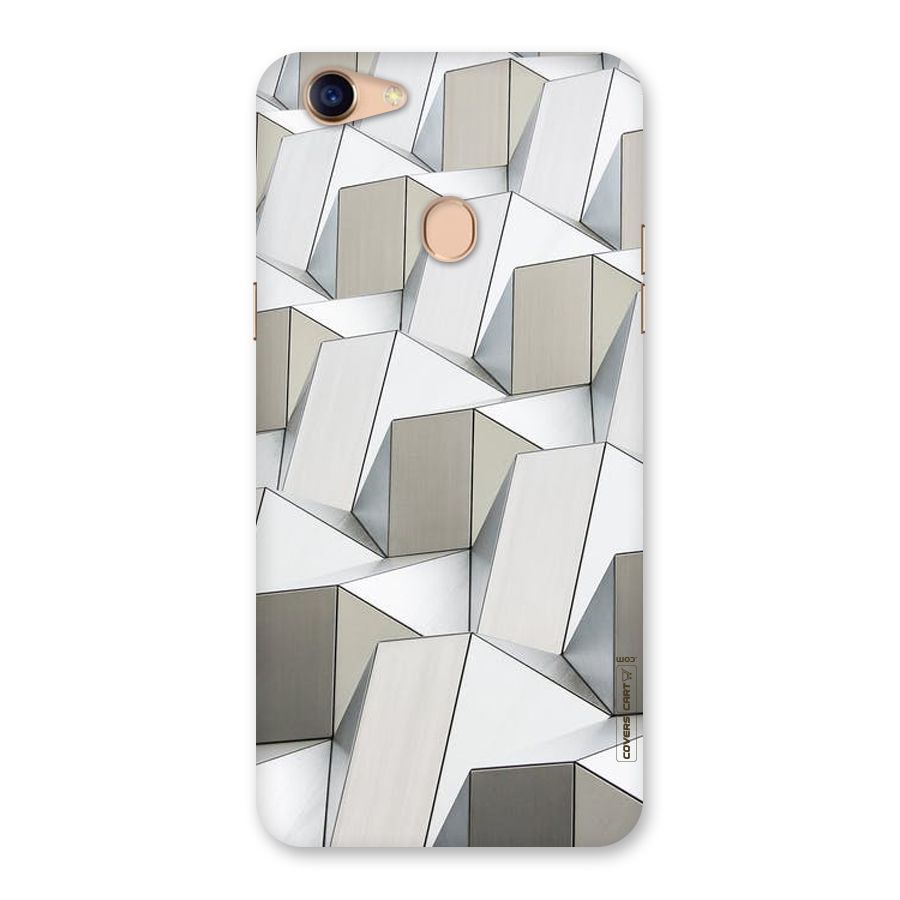 White Abstract Art Back Case for Oppo F5