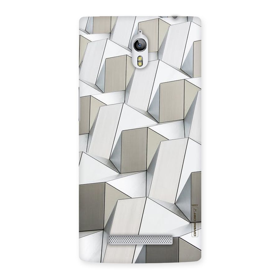 White Abstract Art Back Case for Oppo Find 7