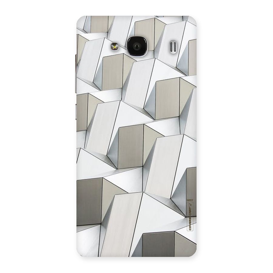 White Abstract Art Back Case for Redmi 2s