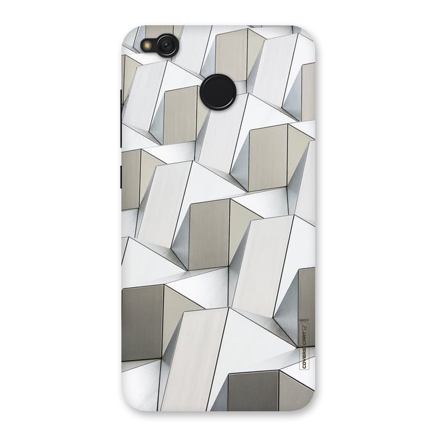 White Abstract Art Back Case for Redmi 4