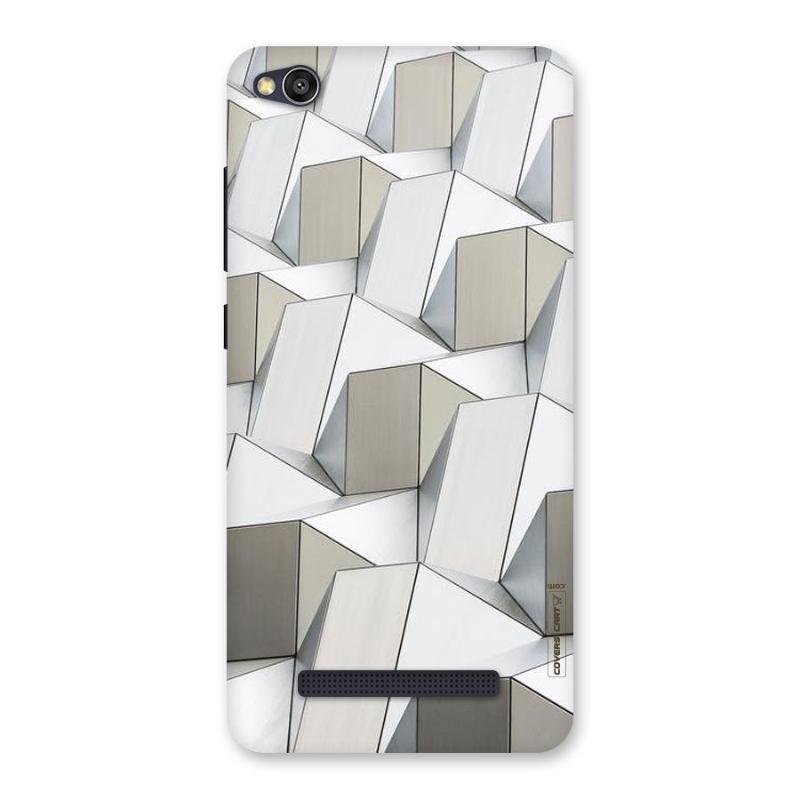 White Abstract Art Back Case for Redmi 4A