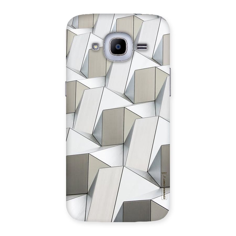 White Abstract Art Back Case for Samsung Galaxy J2 Pro