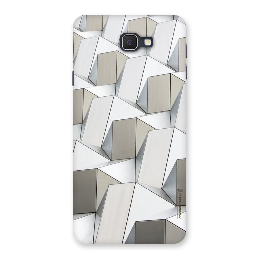 White Abstract Art Back Case for Samsung Galaxy J7 Prime