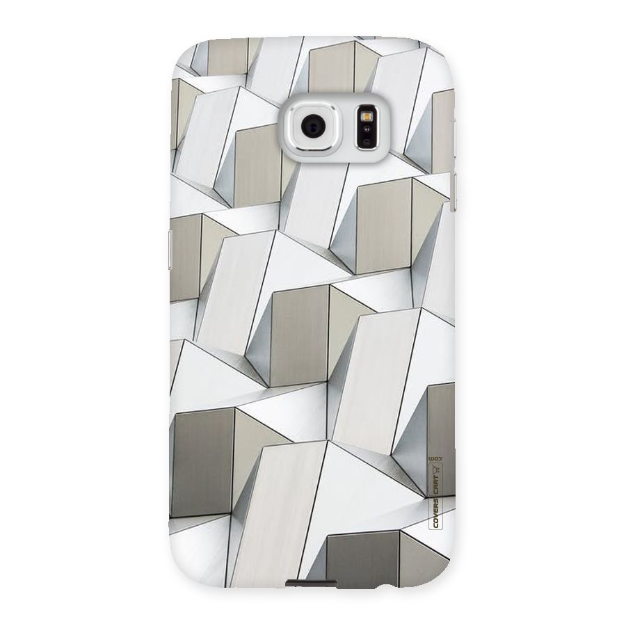 White Abstract Art Back Case for Samsung Galaxy S6