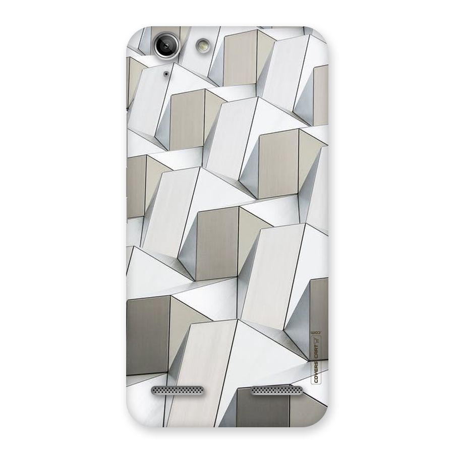 White Abstract Art Back Case for Vibe K5