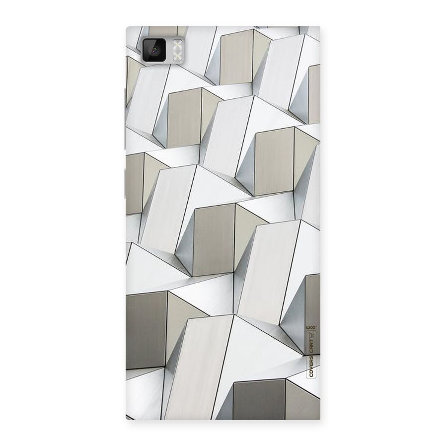 White Abstract Art Back Case for Xiaomi Mi3