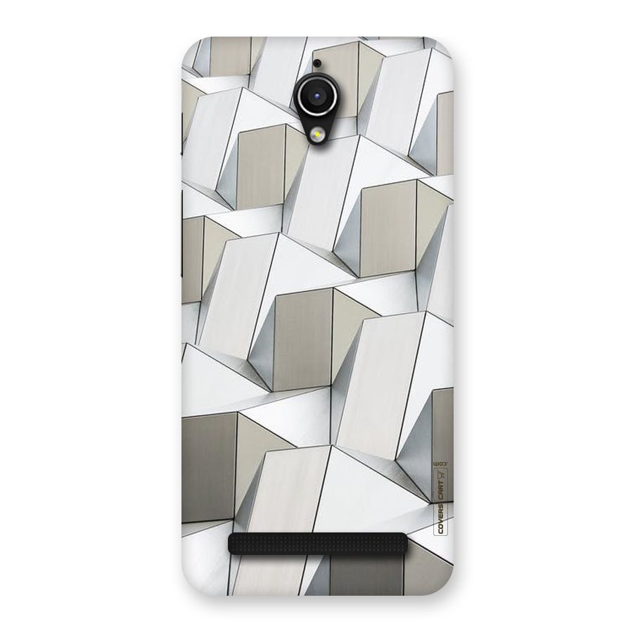 White Abstract Art Back Case for Zenfone Go