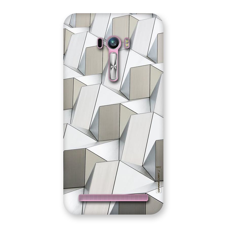 White Abstract Art Back Case for Zenfone Selfie