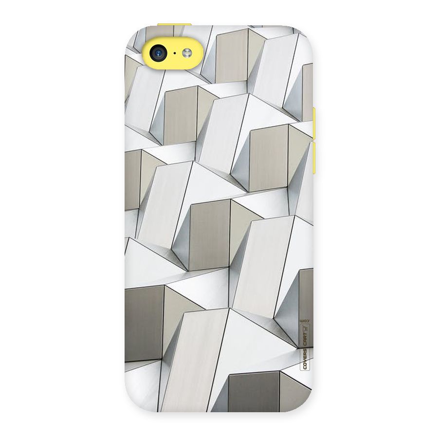 White Abstract Art Back Case for iPhone 5C
