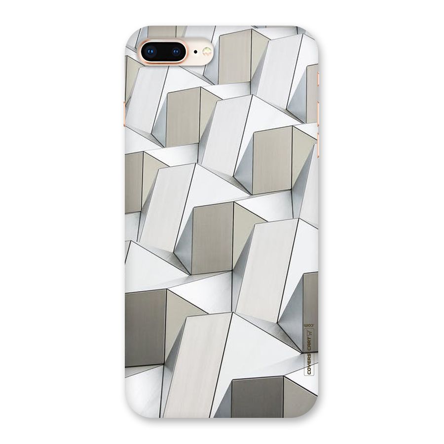 White Abstract Art Back Case for iPhone 8 Plus
