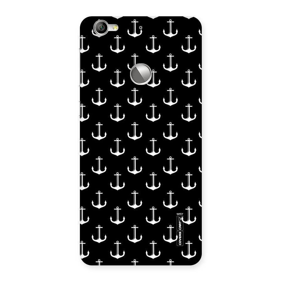 White And Black Anchor Pattern Back Case for LeTV Le 1s