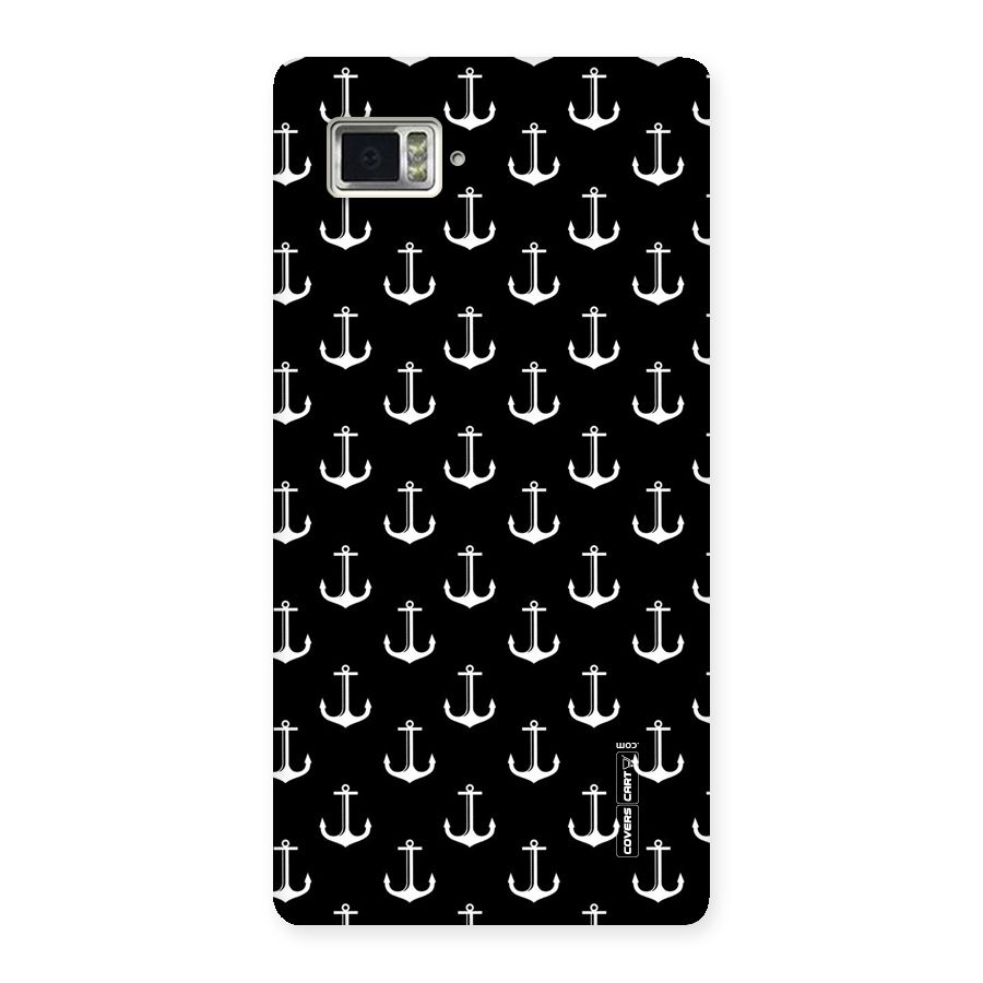 White And Black Anchor Pattern Back Case for Vibe Z2 Pro K920