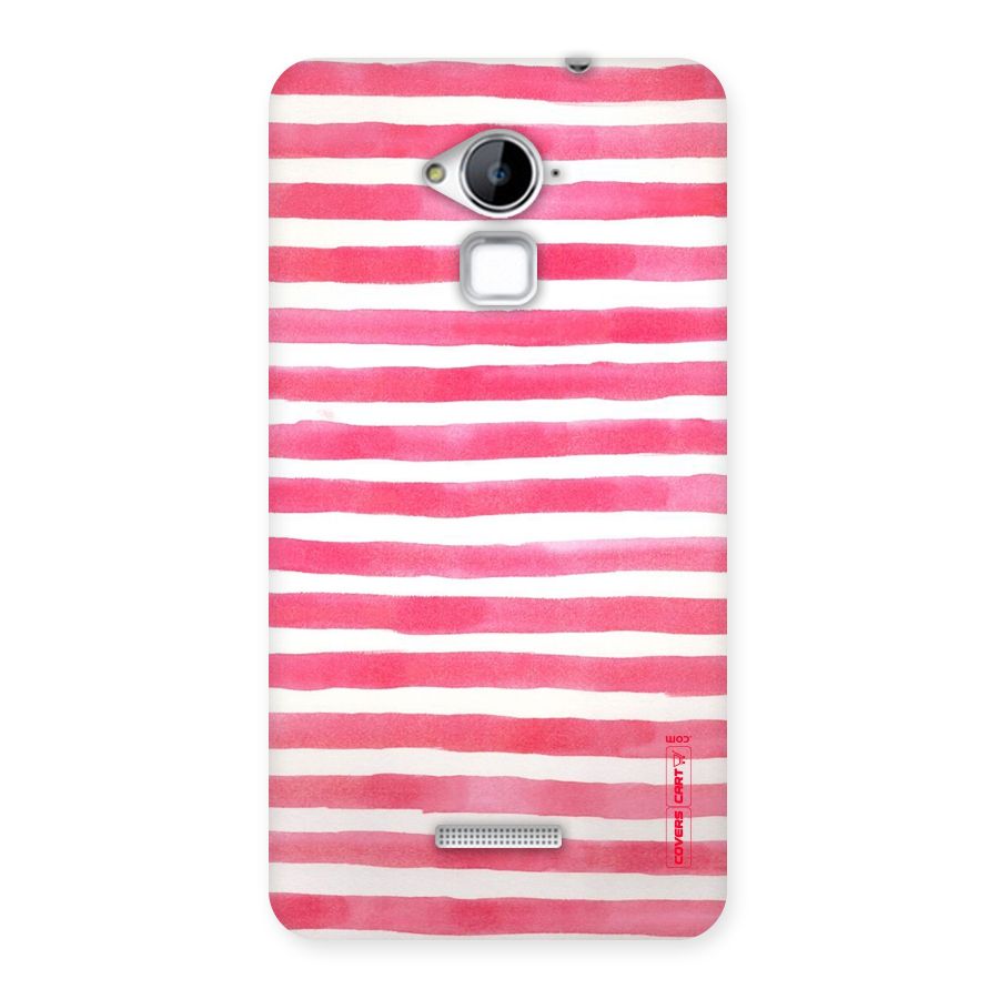 White And Pink Stripes Back Case for Coolpad Note 3