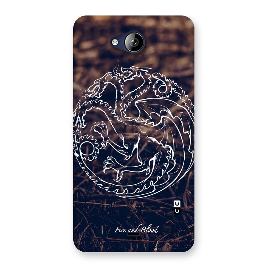 White Circle Back Case for Canvas Play Q355