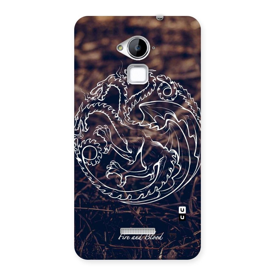 White Circle Back Case for Coolpad Note 3