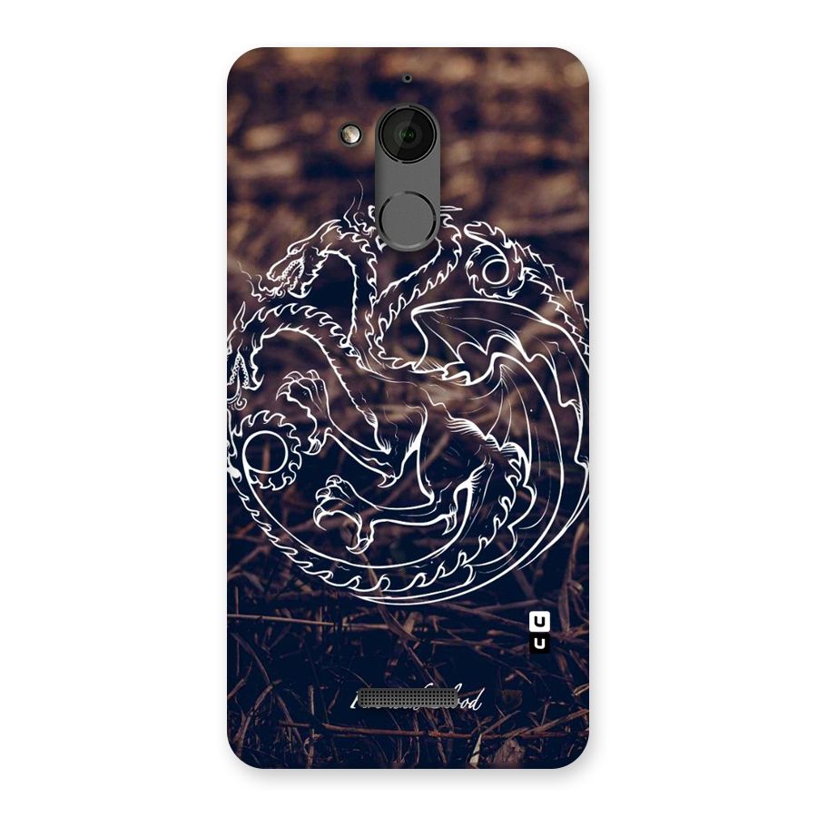 White Circle Back Case for Coolpad Note 5