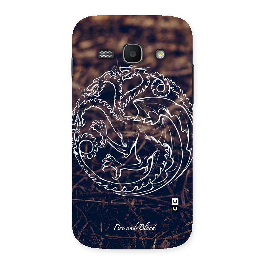 White Circle Back Case for Galaxy Ace 3
