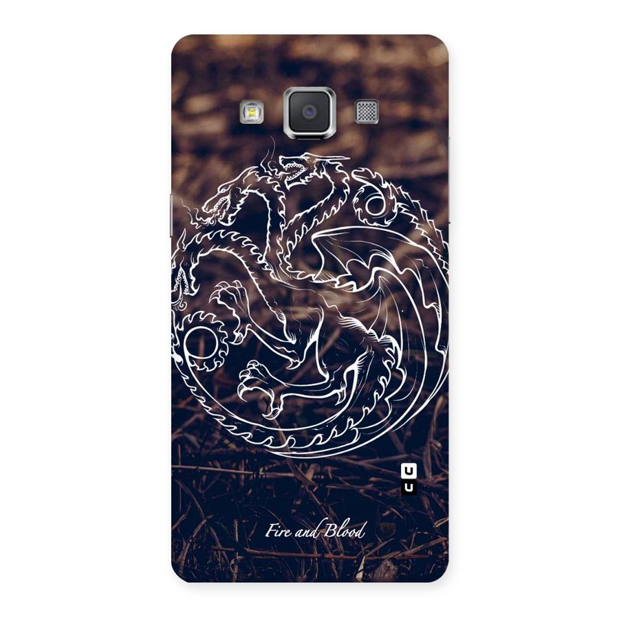 White Circle Back Case for Galaxy Grand 3