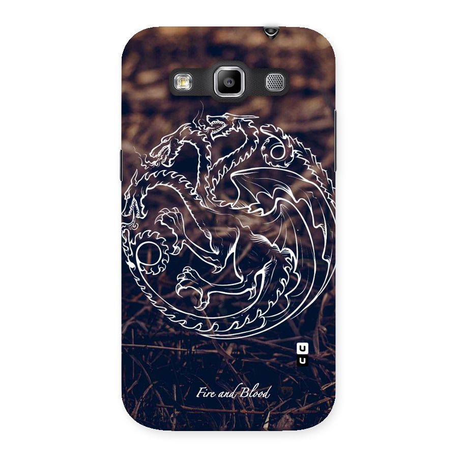 White Circle Back Case for Galaxy Grand Quattro