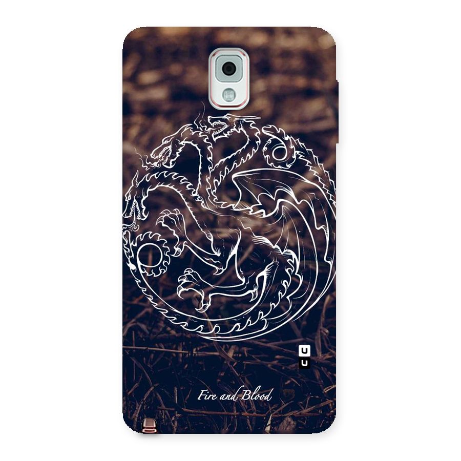 White Circle Back Case for Galaxy Note 3