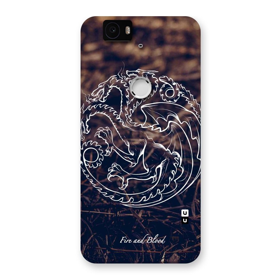 White Circle Back Case for Google Nexus-6P