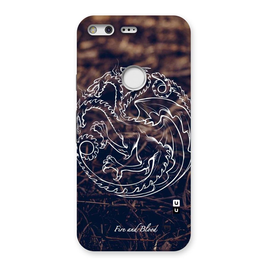 White Circle Back Case for Google Pixel