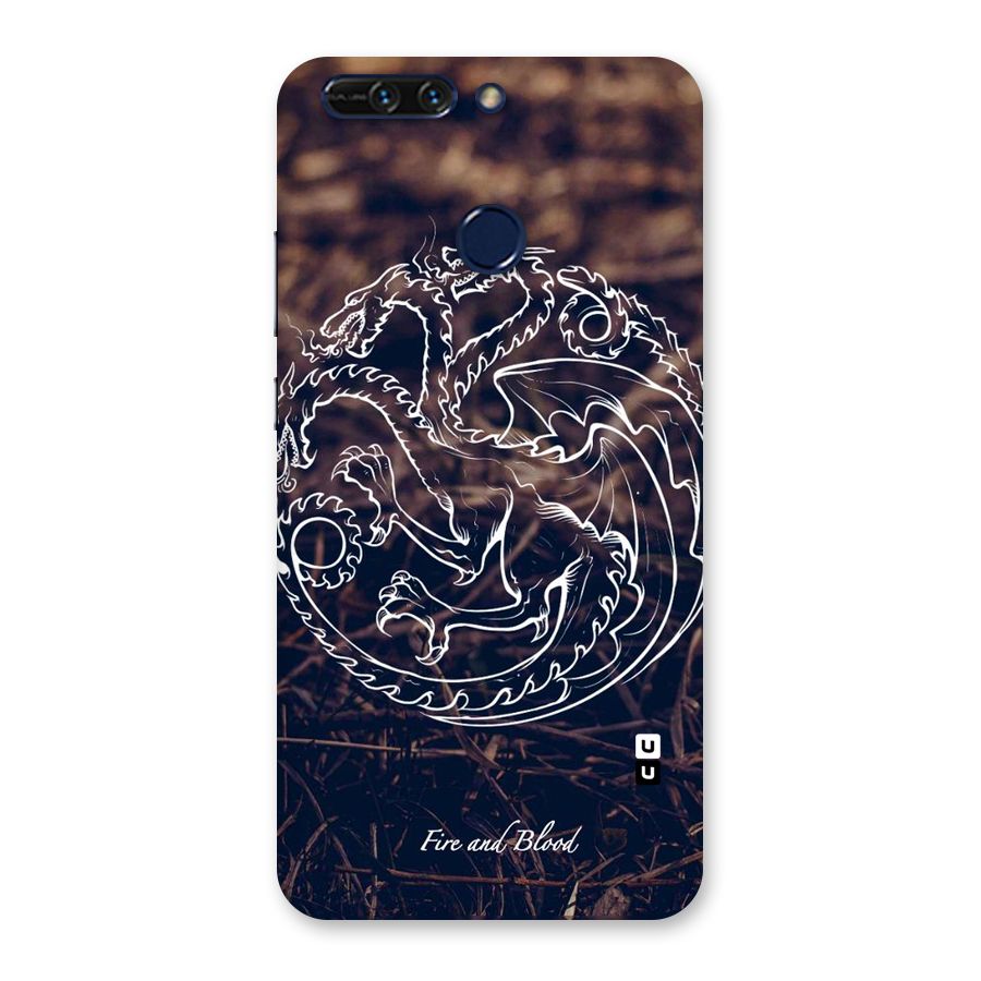 White Circle Back Case for Honor 8 Pro