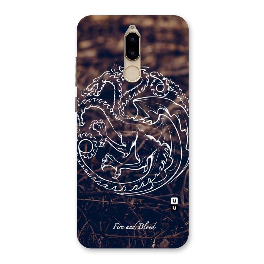 White Circle Back Case for Honor 9i