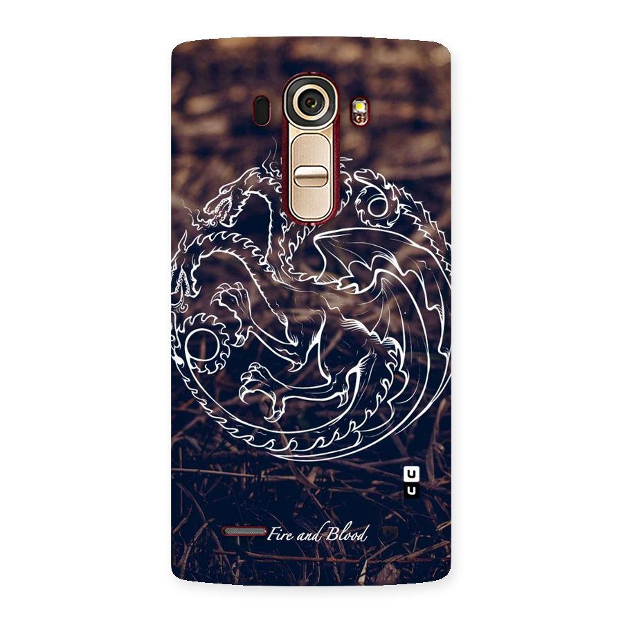 White Circle Back Case for LG G4