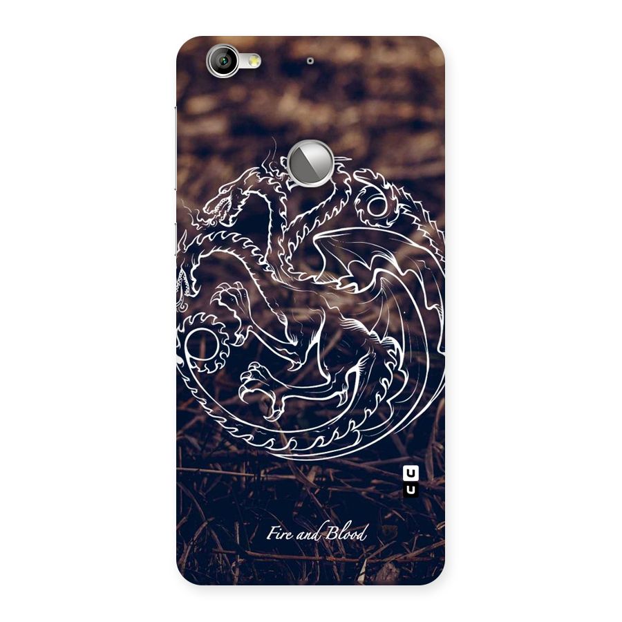 White Circle Back Case for LeTV Le 1s
