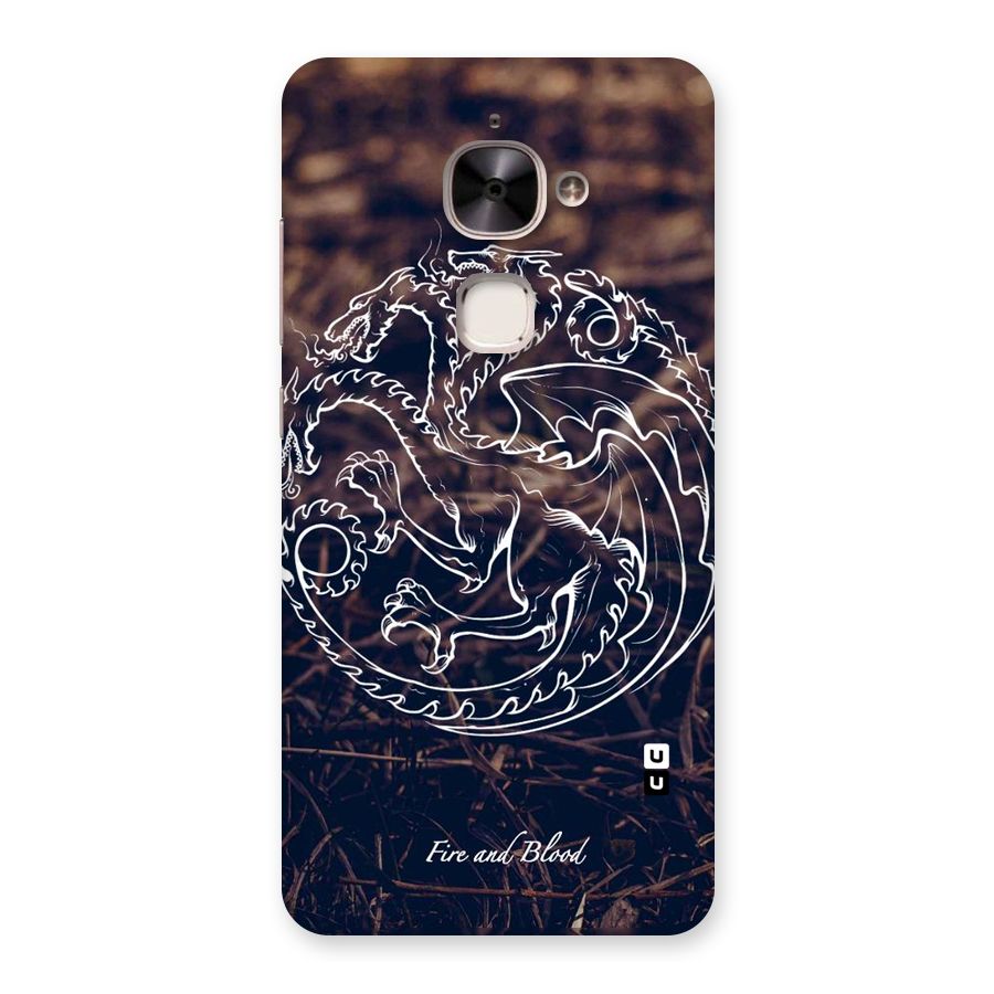 White Circle Back Case for Le 2