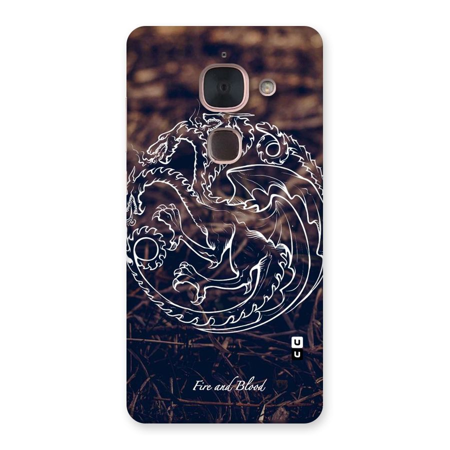 White Circle Back Case for Le Max 2