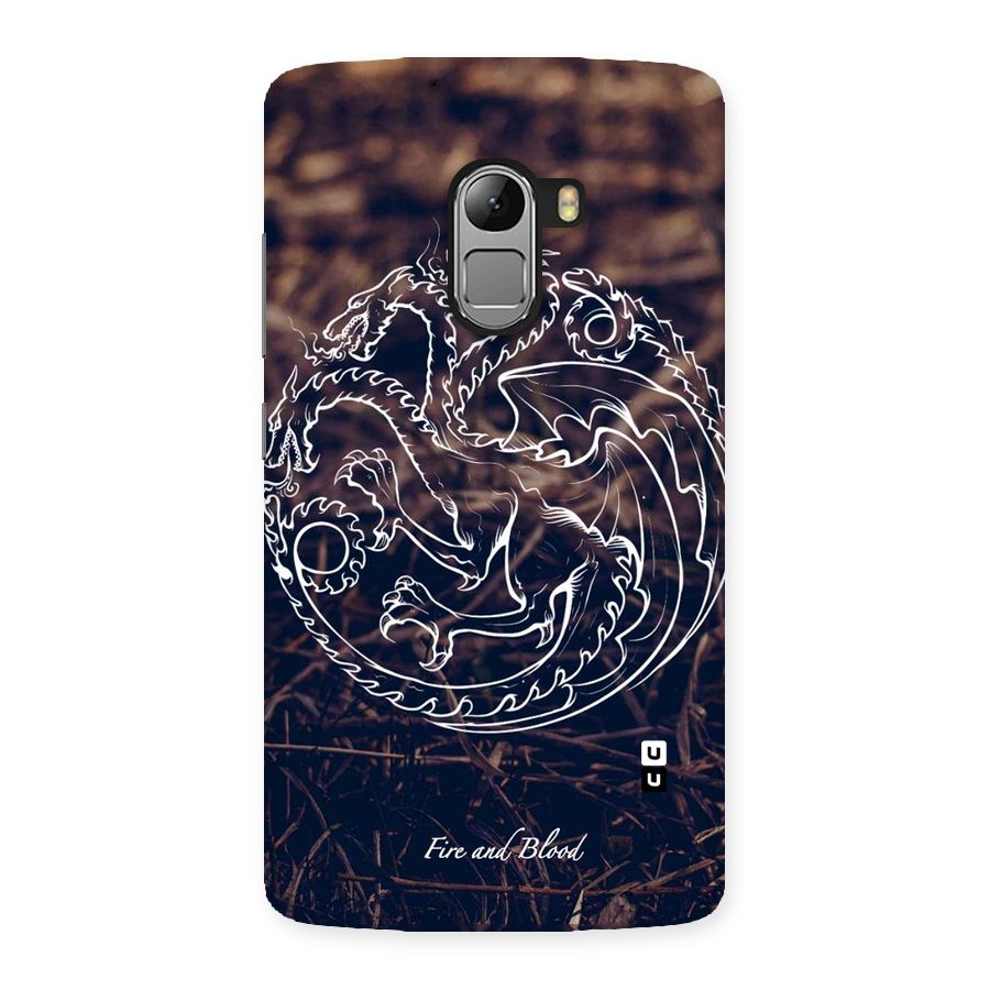 White Circle Back Case for Lenovo K4 Note