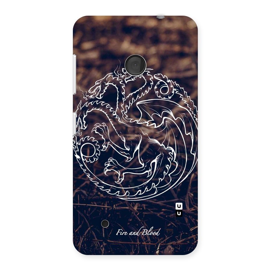 White Circle Back Case for Lumia 530