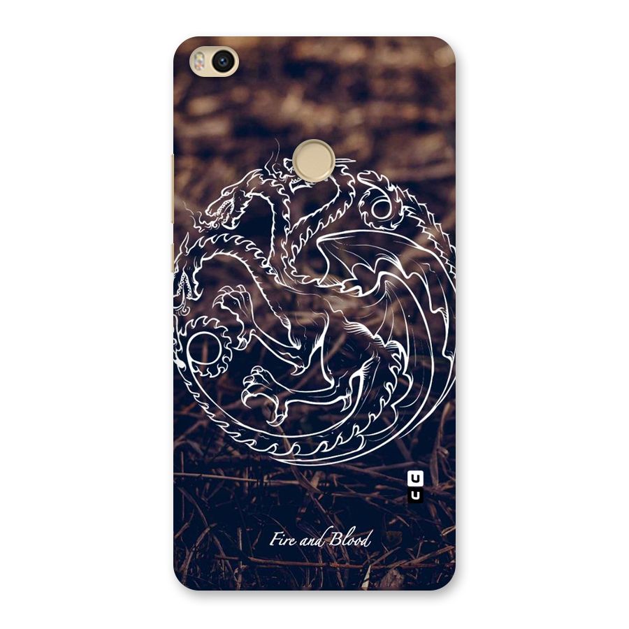White Circle Back Case for Mi Max 2