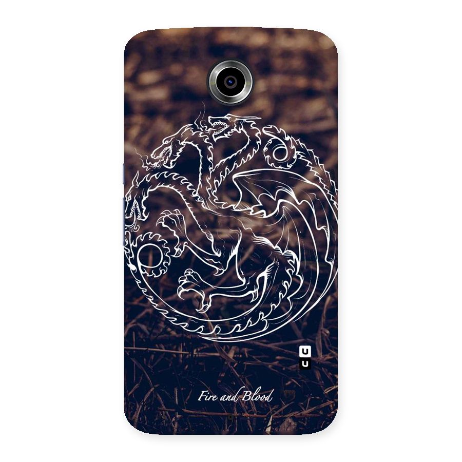 White Circle Back Case for Nexsus 6