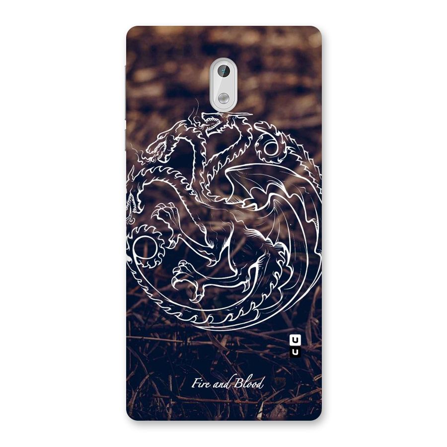 White Circle Back Case for Nokia 3