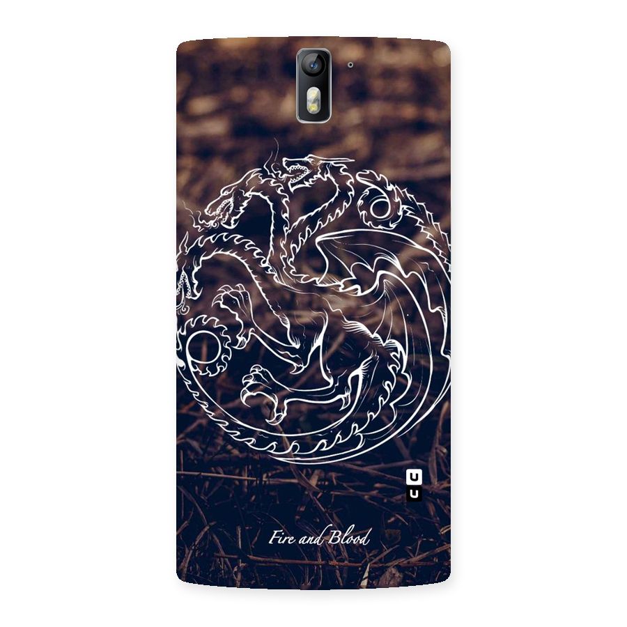White Circle Back Case for One Plus One