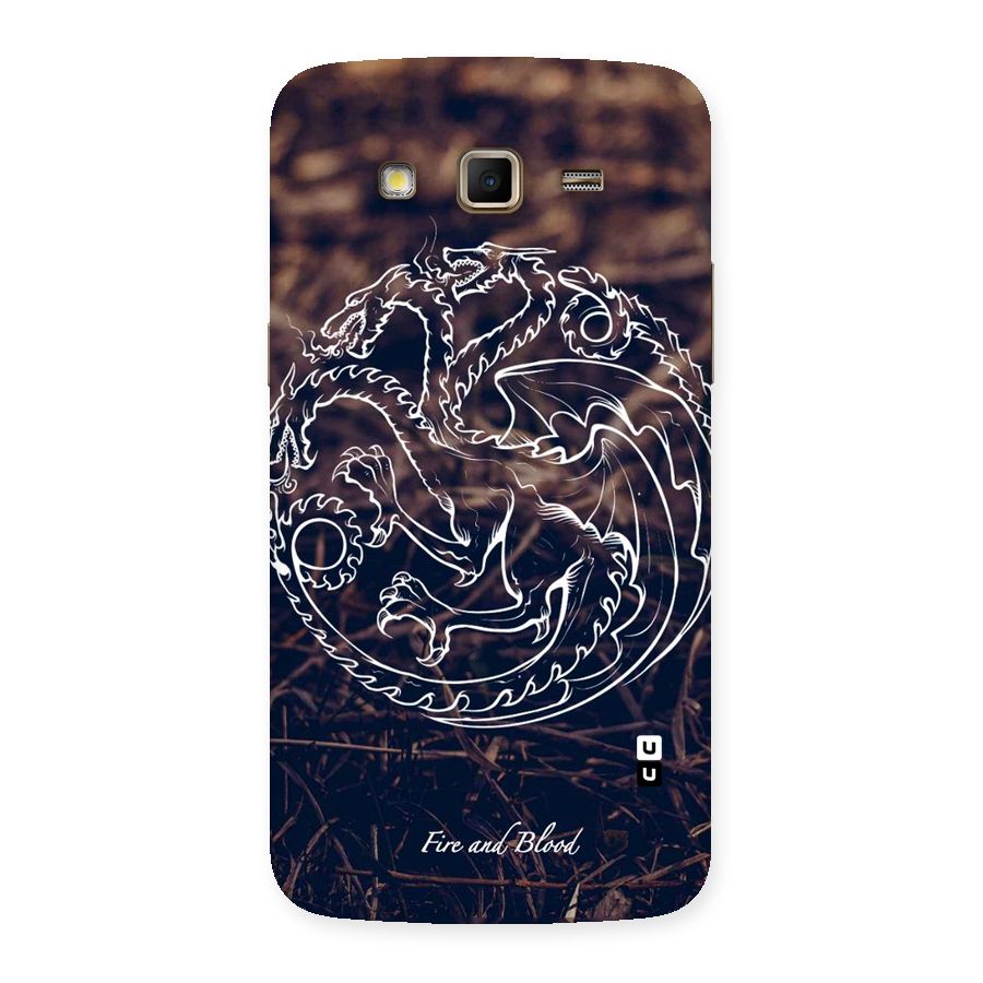 White Circle Back Case for Samsung Galaxy Grand 2