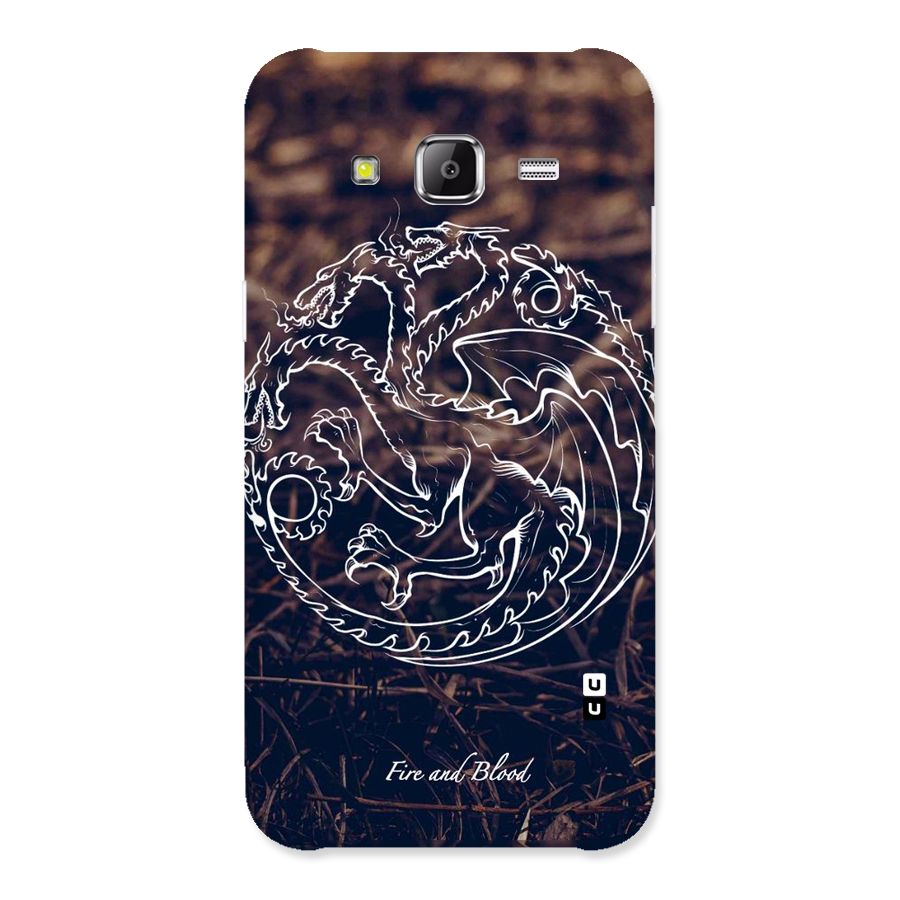 White Circle Back Case for Samsung Galaxy J2 Prime