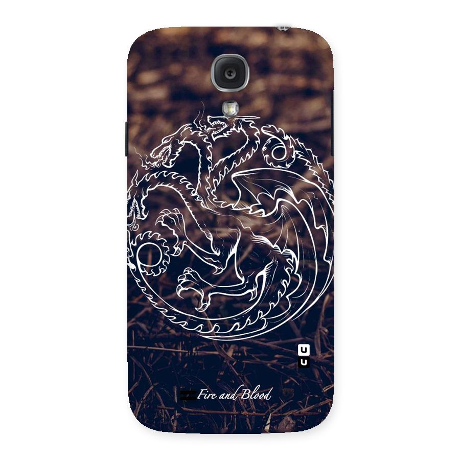 White Circle Back Case for Samsung Galaxy S4
